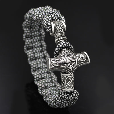 Pulsera Trenzada Martillo de Thor Vintage - Image 10