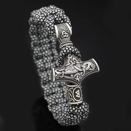 Pulsera Trenzada Martillo de Thor Vintage - Image 18