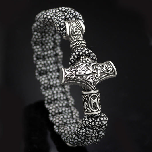 Pulsera Trenzada Martillo de Thor Vintage - Image 19