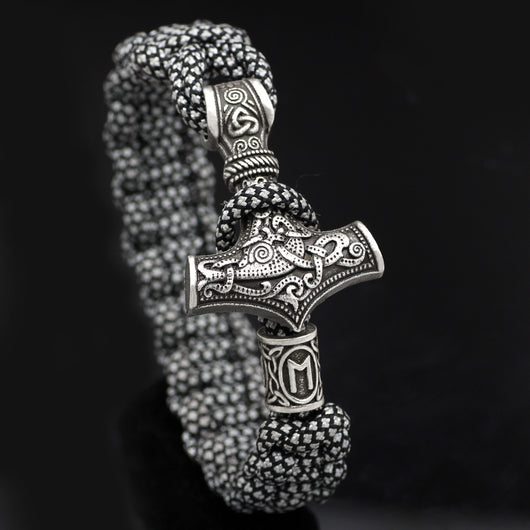 Pulsera Trenzada Martillo de Thor Vintage - Image 21