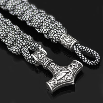 Pulsera Trenzada Martillo de Thor Vintage - Image 24