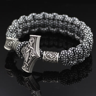 Pulsera Trenzada Martillo de Thor Vintage - Image 25