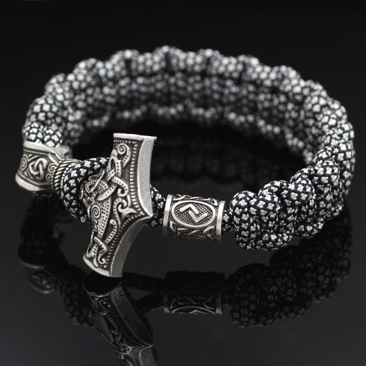 Pulsera Trenzada Martillo de Thor Vintage - Image 25