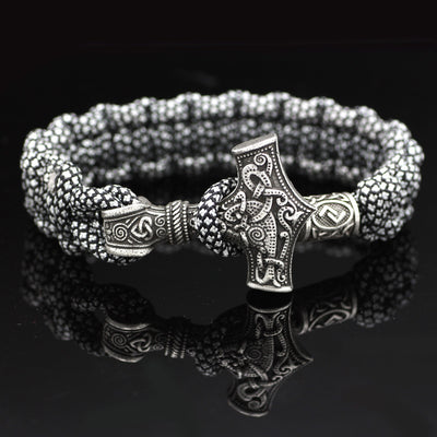 Pulsera Trenzada Martillo de Thor Vintage - Image 26