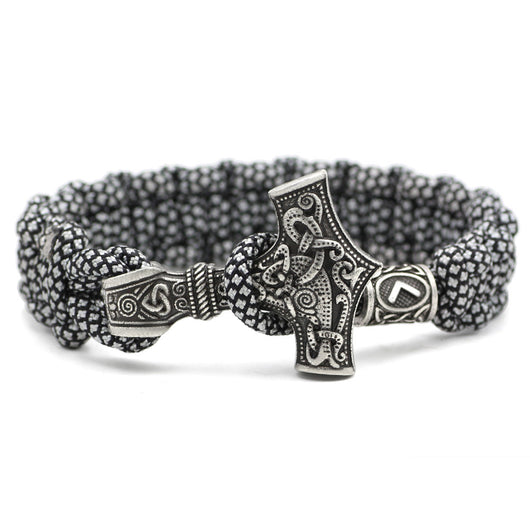 Pulsera Trenzada Martillo de Thor Vintage - Image 27