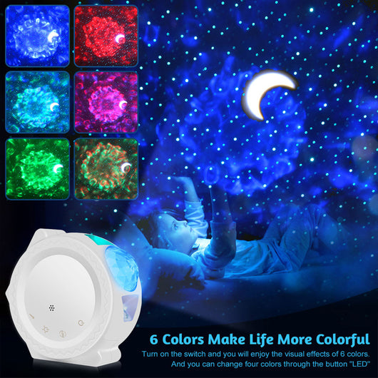Lámpara Proyectora de Cielo Estrellado con LED y Control Táctil - Image 10