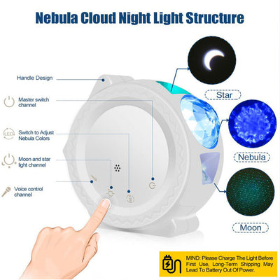 Lámpara Proyectora de Cielo Estrellado con LED y Control Táctil - Image 14