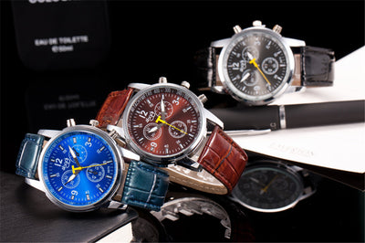 Reloj de cuarzo casual de tres esferas para estudiantes hombre y mujer - Image 9