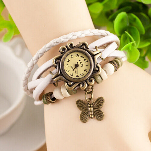 Reloj de Pulsera Enrollable en Cuero Genuino - Image 17