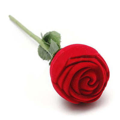 Anillo Rosa Roja Romántico en Caja de Regalo para Aniversario, Boda y Propuesta - Image 16