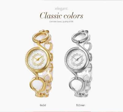 Reloj Pulsera de Diamantes con Esfera Pequeña - Elegancia Moderna - Image 6