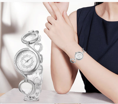 Reloj Pulsera de Diamantes con Esfera Pequeña - Elegancia Moderna - Image 8