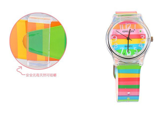 Reloj deportivo de estudiante con rayas y movimiento de cuarzo - Image 12