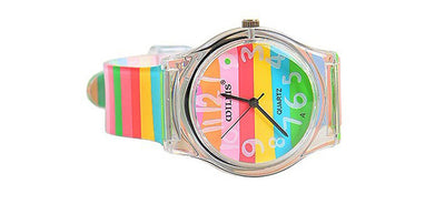 Reloj deportivo de estudiante con rayas y movimiento de cuarzo - Image 13