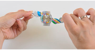 Reloj deportivo de estudiante con rayas y movimiento de cuarzo - Image 18