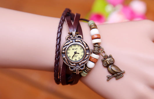 Reloj Pulsera Búho Estilo Coreano para Mujer - Image 3