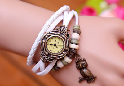 Reloj Pulsera Búho Estilo Coreano para Mujer - Image 4