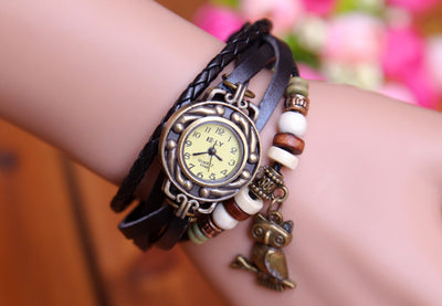Reloj Pulsera Búho Estilo Coreano para Mujer - Image 5