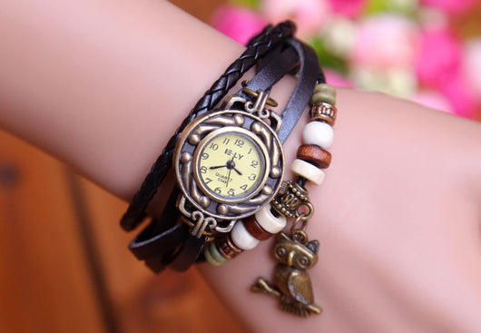 Reloj Pulsera Búho Estilo Coreano para Mujer - Image 5