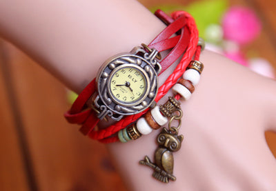 Reloj Pulsera Búho Estilo Coreano para Mujer - Image 6