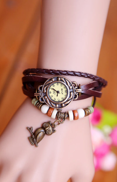 Reloj Pulsera Búho Estilo Coreano para Mujer - Image 8
