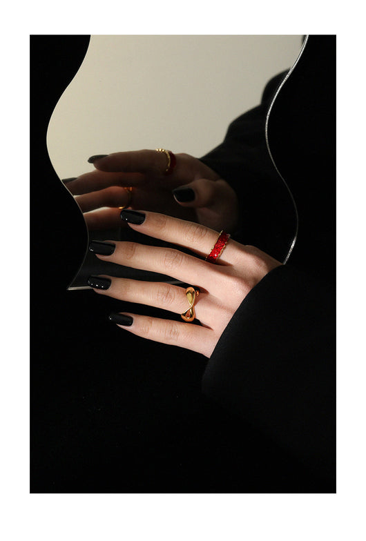 Anillo de Temperamento Irregular con Incrustación de Resina Epoxi - Image 17