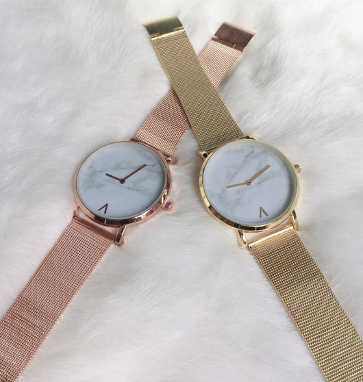 Reloj de cuarzo con pulsera de malla metálica - Image 9