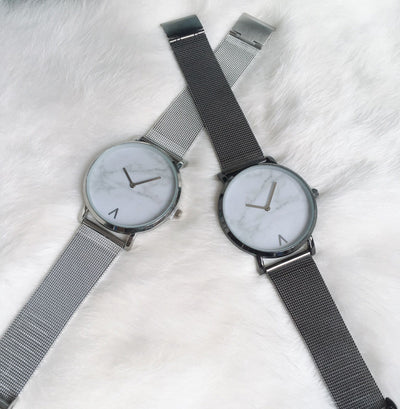 Reloj de cuarzo con pulsera de malla metálica - Image 10