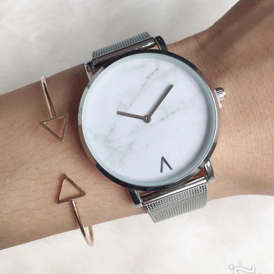 Reloj de cuarzo con pulsera de malla metálica - Image 13