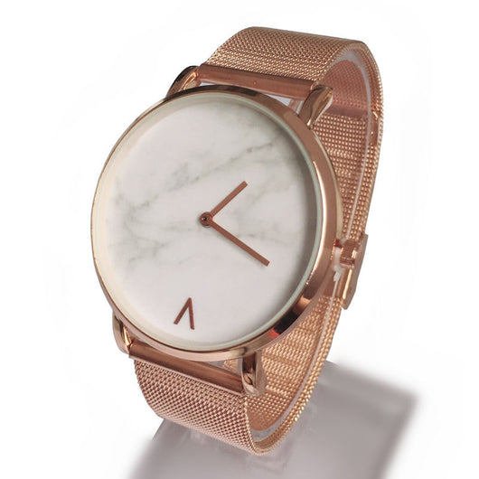 Reloj de cuarzo con pulsera de malla metálica - Image 20