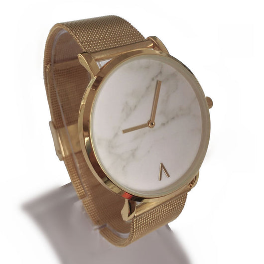 Reloj de cuarzo con pulsera de malla metálica - Image 21