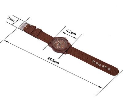 Reloj Militar con Correa Trenzada de Nylon - Image 13