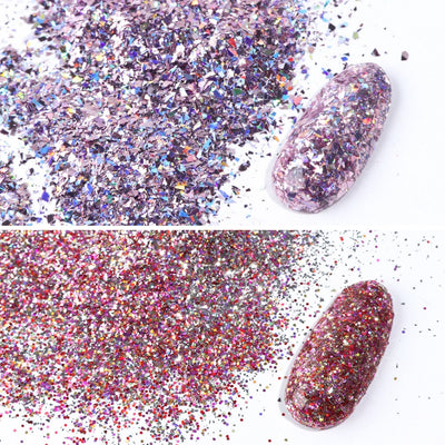 Set de 8 Cajas de Polvo Glitter para Diseño de Uñas - Image 11