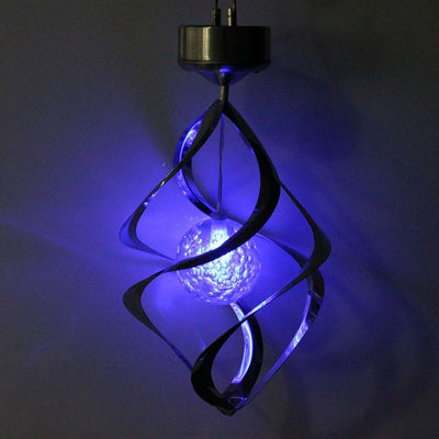 Lámpara Solar Cambia Colores con Carillón de Viento LED - Image 4