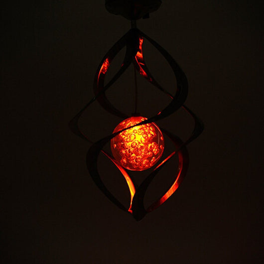 Lámpara Solar Cambia Colores con Carillón de Viento LED - Image 7