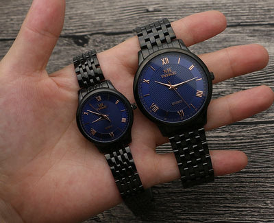 Reloj de Hombre Acero Inoxidable Dorado Resistente al Agua - Estilo Moderno Cuarzo - Image 8