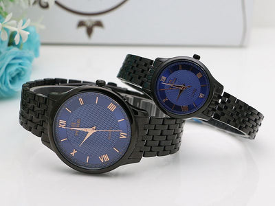 Reloj de Hombre Acero Inoxidable Dorado Resistente al Agua - Estilo Moderno Cuarzo - Image 20
