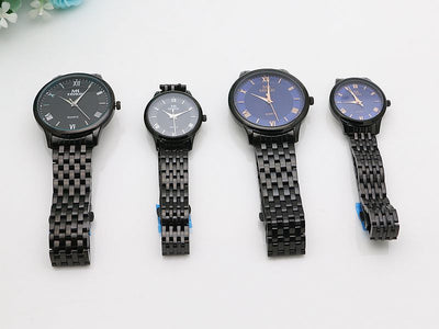 Reloj de Hombre Acero Inoxidable Dorado Resistente al Agua - Estilo Moderno Cuarzo - Image 26