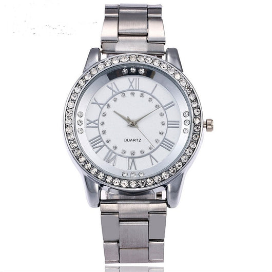 Reloj de Oro Rosado Vansvar Lujo para Mujer con Cristales Rhinestone - Image 14