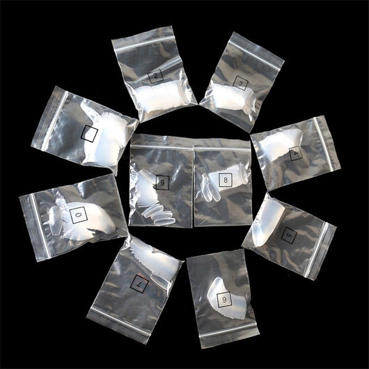 500 Uñas Postizas Transparentes de Color Natural - Efecto Ballet - Image 19