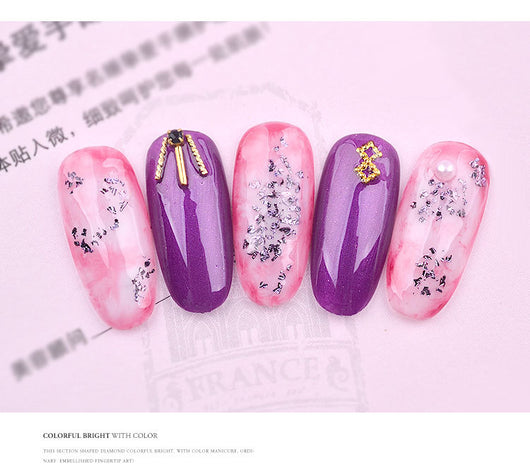 Joyería de Uñas con Lámina Metálica - Fragmentos Decorativos - Image 9