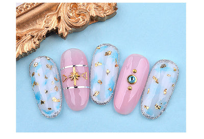 Joyería de Uñas con Lámina Metálica - Fragmentos Decorativos - Image 11