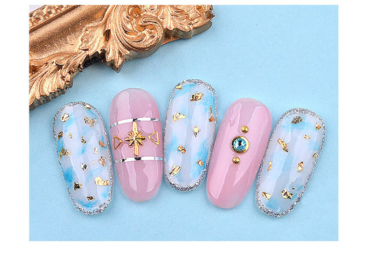 Joyería de Uñas con Lámina Metálica - Fragmentos Decorativos - Image 11