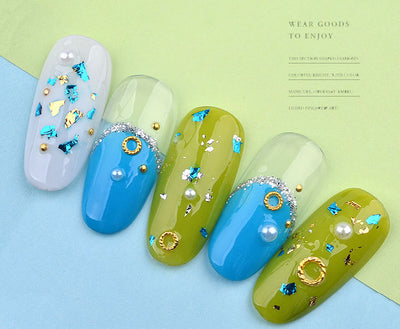 Joyería de Uñas con Lámina Metálica - Fragmentos Decorativos - Image 12