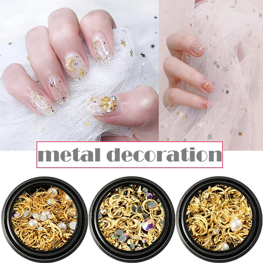 Remaches de Cobre Redondos Xingyue con Lentejuelas para Decoración de Uñas - Image 6