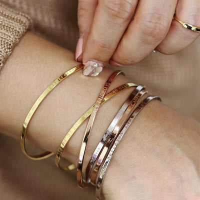 Pulsera C de 4MM para Mujer con Grabado Personalizado - Image 19