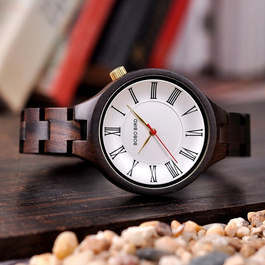 Reloj de Cuarzo con Cuerpo de Madera Natural - Image 14
