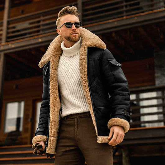 Chaqueta Táctica Militar para Hombre con Cuello de Piel y Forro Polar - Image 10