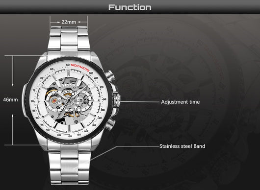 Reloj Automático para Hombre con Calendario y Pulsera de Acero - Image 7