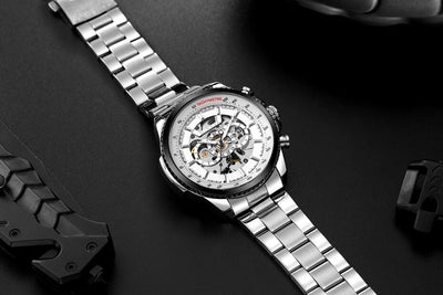 Reloj Automático para Hombre con Calendario y Pulsera de Acero - Image 11
